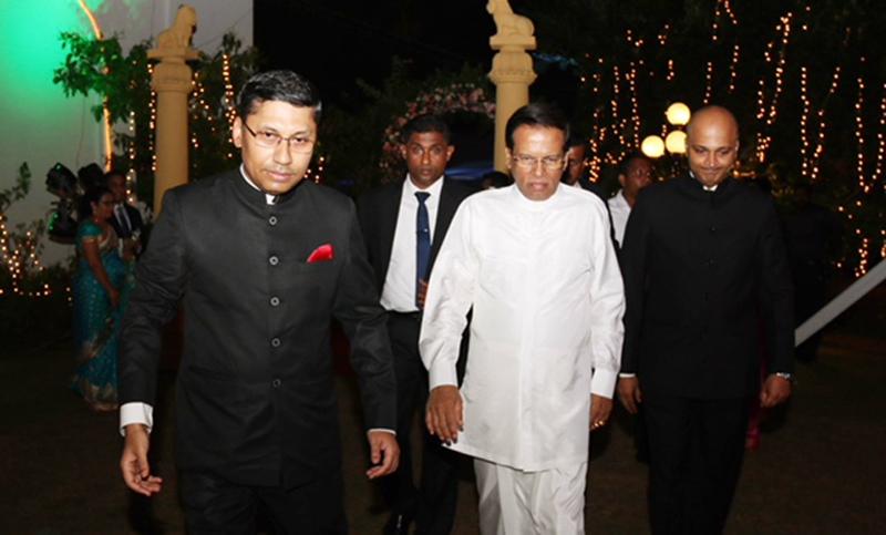 ජනාධිපති මෛත්රීපාල සිරිසේන මහතා ඉන්දීය නිදහස් දින උලෙළට සහභාගි වෙමින්