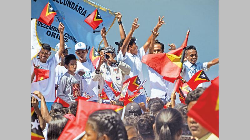 ටිමෝරය ඉන්දුනිසියන් පාලනයෙන් නිදහස් වි විසි වසර 2019 දී සැමරුවේ මෙසේය.