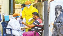 ආසා­දි­ත­යන් හඳුනා ගැනීම සඳහා දිව­යින පුරා සිදු­ක­රන රැපිඩ් ඇන්ට­ජින් පරී­ක්ෂ­ණ­යක අව­ස්ථා­වක්