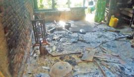 දියණිය විසින් ගිනි­තැබූ නිවෙස